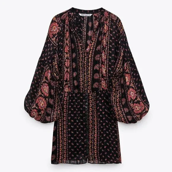 ZARA Floral Dress New